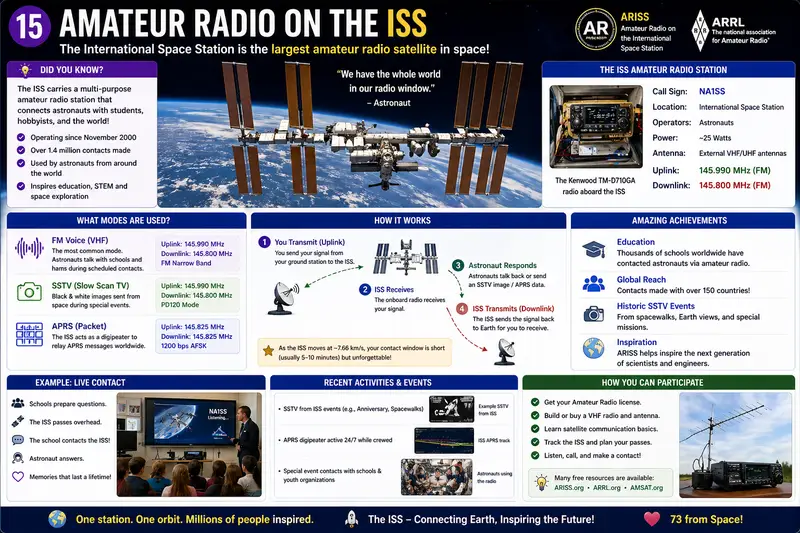 راديو الهواة على محطة الفضاء الدولية ISS