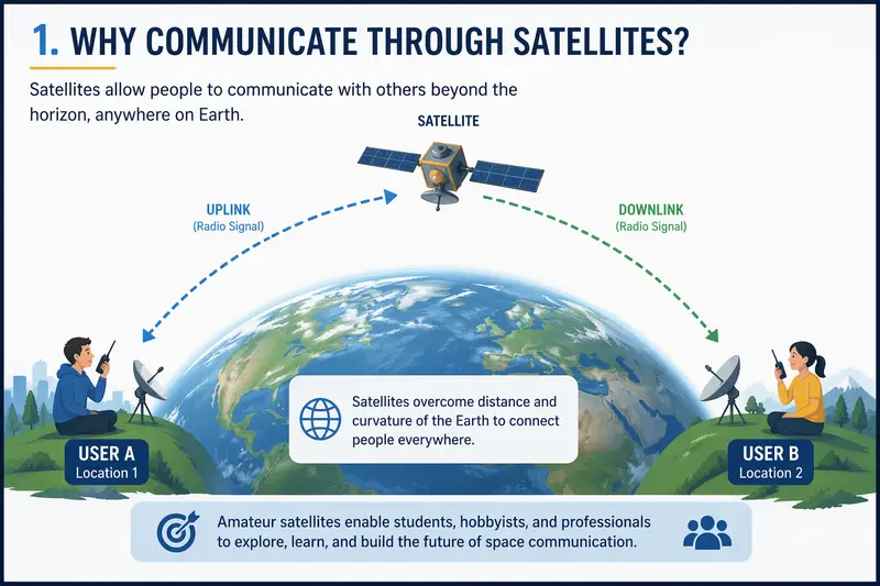 Why Communicate Through Satellites? visual