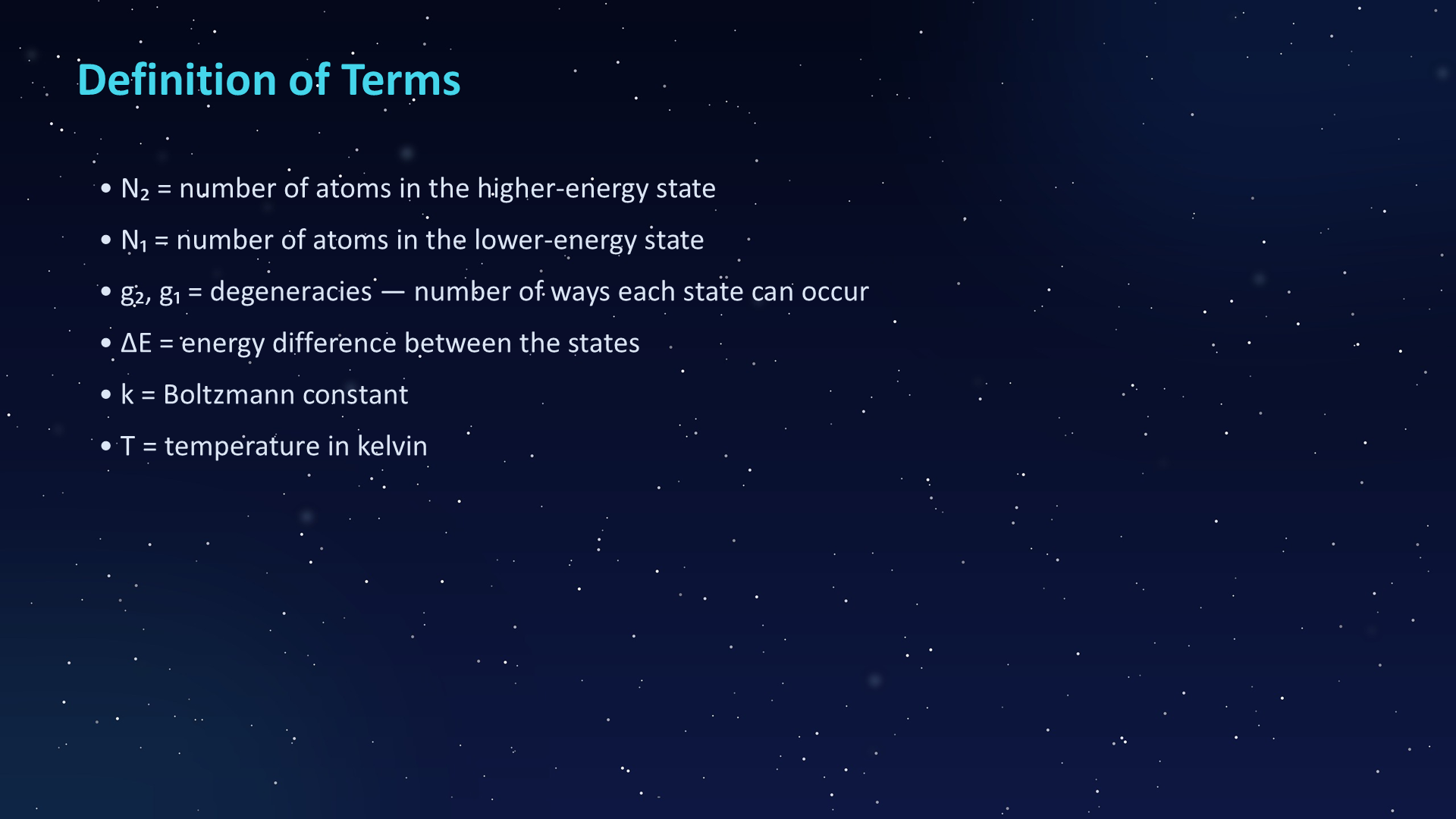 Original PowerPoint slide 026: Definition of Terms