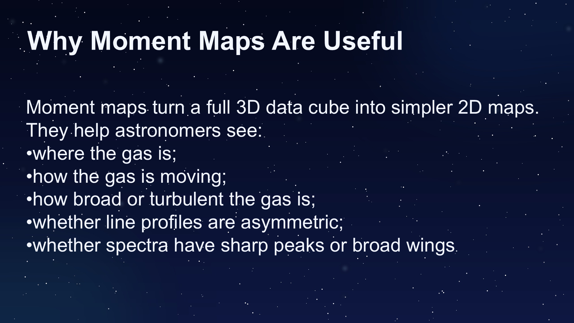 Original PowerPoint slide 046: Why Moment Maps Are Useful